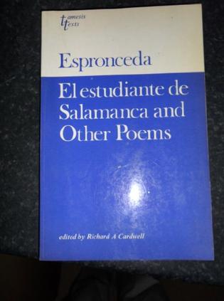 Estudiente de Salamanca and Other Poems