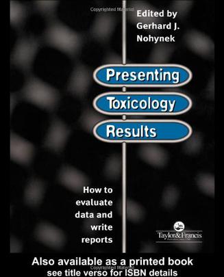 Presenting Toxicology Results