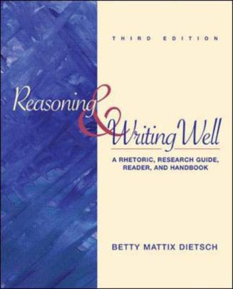 Reasoning and Writing Well