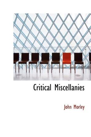 Critical Miscellanies