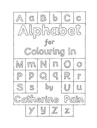 Alphabet for Colouring In