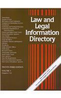 Law and Legal Information Directory 3 Volume Set