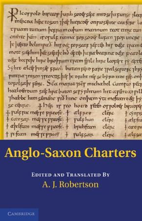 Anglo-Saxon Charters in the Vernacular 3 Volume Set