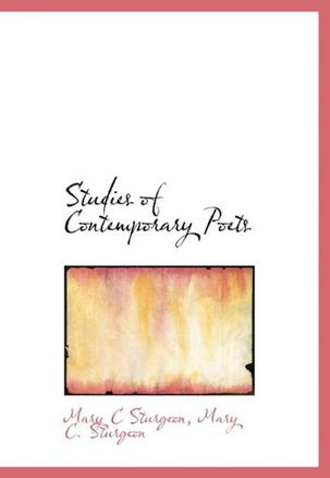 Studies of Contemporary Poets