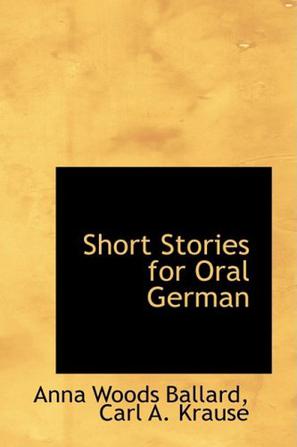 Short Stories for Oral German