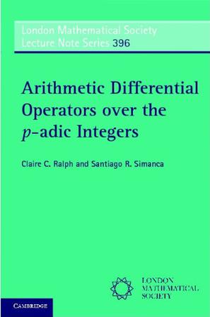 Arithmetic Differential Operators Over the P-adic Integers