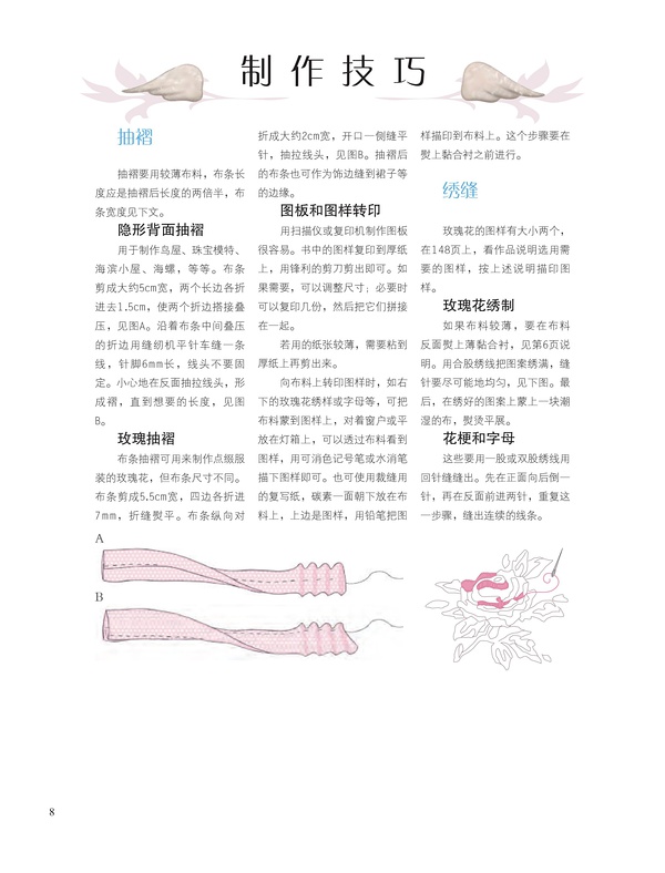 抽褶&绣缝1